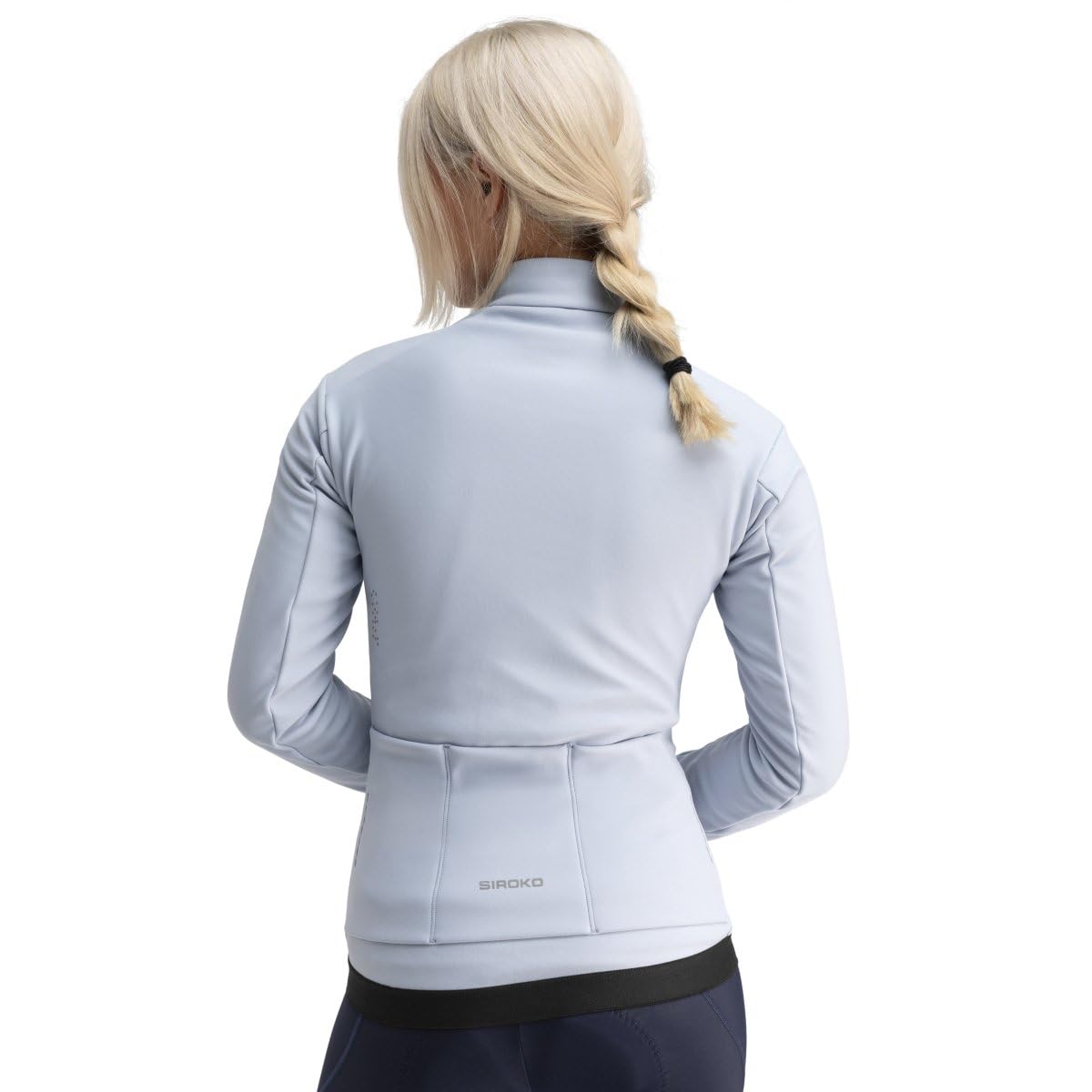 SIROKO Chaqueta Ciclismo Softshell J1 Mujer Aislamiento Térmico con tejido Micropolar