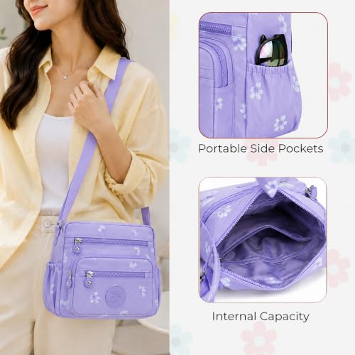 Image of MOCA Womens Nylon Crossbody Sling Bag for Women - Lightweight, Durable, Stylish Shoulder Bag for Teens, Women Office, Travel & Everyday Use
