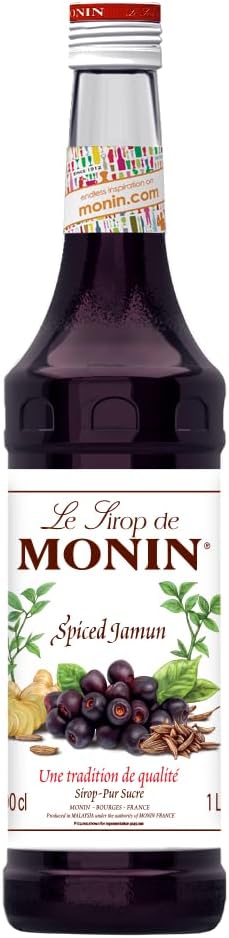 Monin Spiced Jamun (Kala Khata) Syrup |Mocktails,Cocktails Popsicles & Slushes| Pack of 1 (1000 ml)