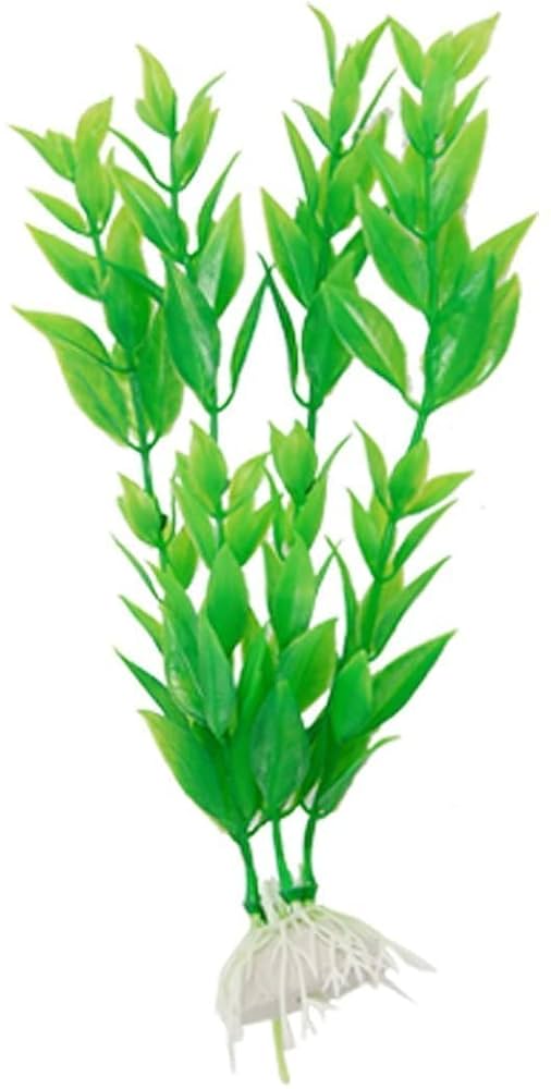 Amazon.co.jp: XYWHPGV 2ピースプラスチック葉植物草水族館装飾
