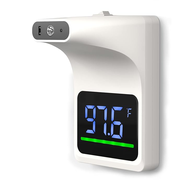 Buy GEKKA Wall Mount Thermometer Non Contact, Infrared Forehead Digital