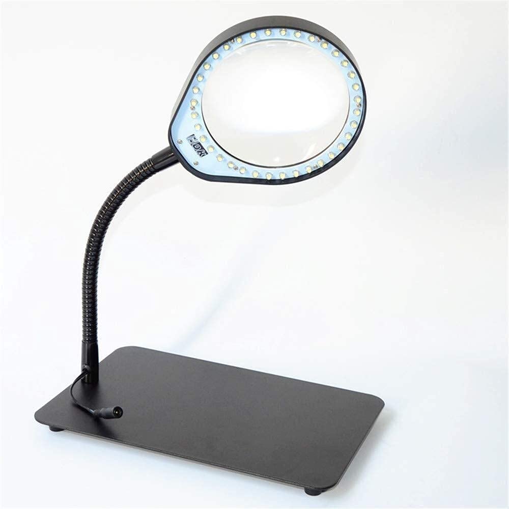 Lente d'Ingrandimento Grande Obiettivo Zoom 5X 10x Nuova Lente d'Ingrandimento Portatile Leggera da 80 mm, Lente per Leggere Hobby Giornali Mappe Monete Artigianato a Maglia