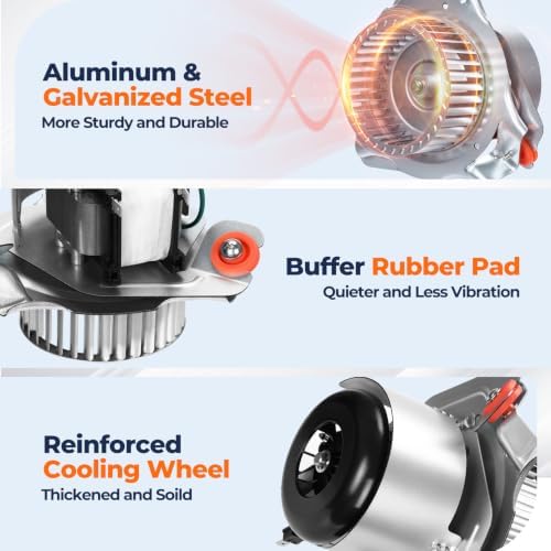 HC21ZE122A J238-112-11202 Furnace Draft Inducer Motor Kit — 사진 5