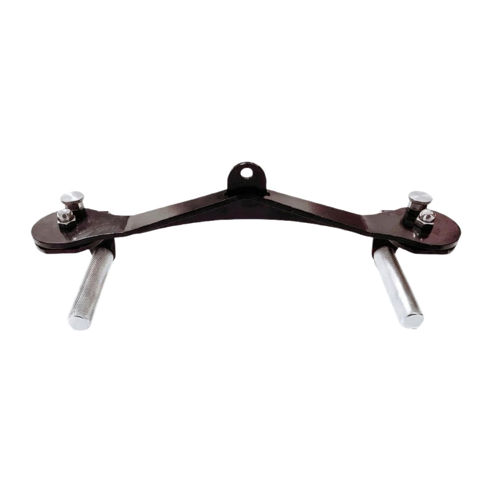 Juego de manijas de gimnasio ajustables, accesorios de extracción y fila, reforzados, agarre ergonómico, acero compacto