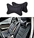 SameDream 2PCS Universal Car Neck Pillow Car Seat Pillow Breathable Auto Head Neck Rest Cushion Headrest Pillow Pad for Travel Car Seat & Home (Black)