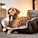 Nobby 71188 Komfortbett für Hunde Taika, 55 x 50 x 21 cm, braun/wollweiß