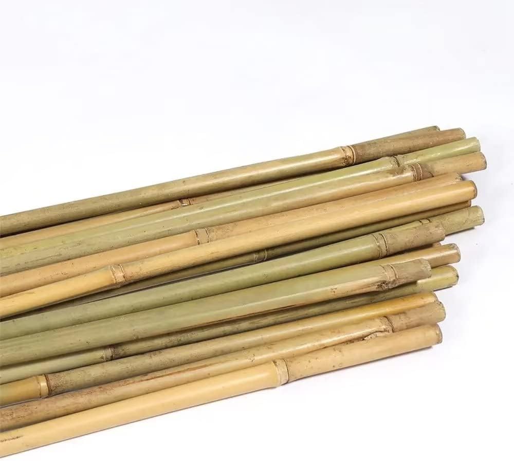 JOHN'SDECOR Bamboo Poles 120 Cm Plant Support Stake - Natural Wood Rods for Climbing Plants - Garden Sticks Canes (119cm, 1-Piece)