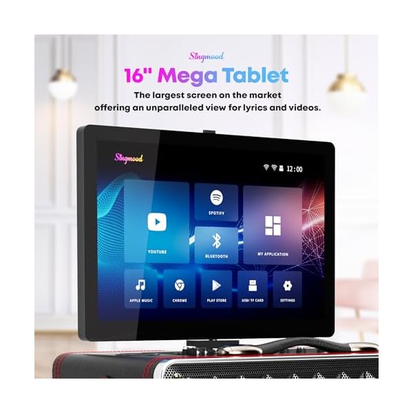 Machine de karaoké pour adultes avec microphones sans fil et écran tactile intégré 51GltD+Gm5L. SS600