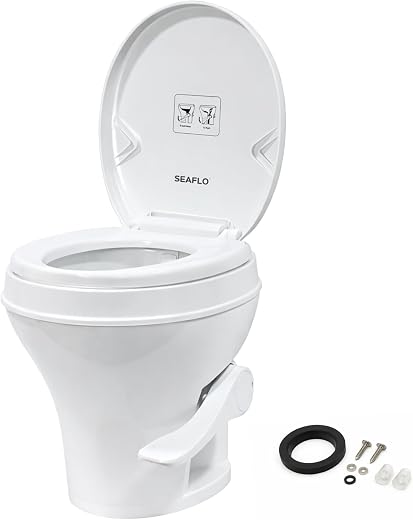 SeaFlo Residential Height RV Toilet