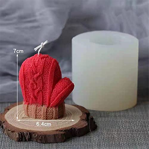 Yilad Silikonform für Gips, Seife, Handarbeit, Handarbeit, Weihnachtsform, Kerzenform, Backwerkzeug – Bild 3