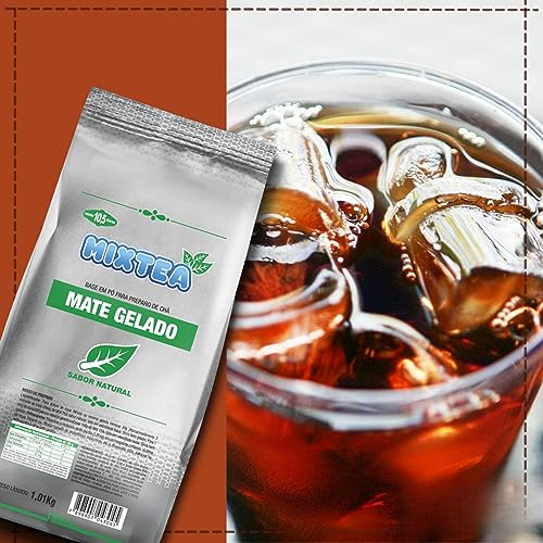 Preparado Chá Mate Gelado NATURAL Mix Tea FMB 1 kg