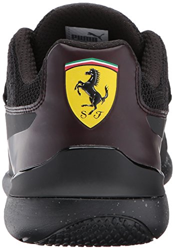 PUMA PUMA Men's Scuderia Ferrari Evo Cat Transform Sneaker, Black Black Black, 9.5 M US