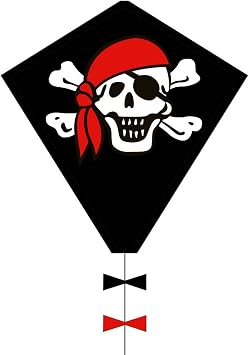 HQ Kites Eddy Jolly Roger 20" Diamond Kite