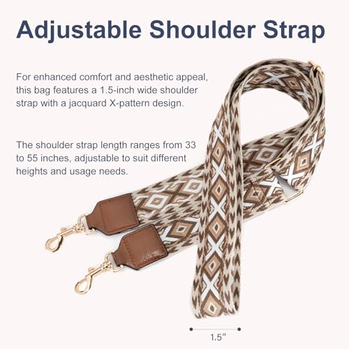 Image of Wuflyover Clear Bag for Stadium Events, Clear Crossbody Purse for Women