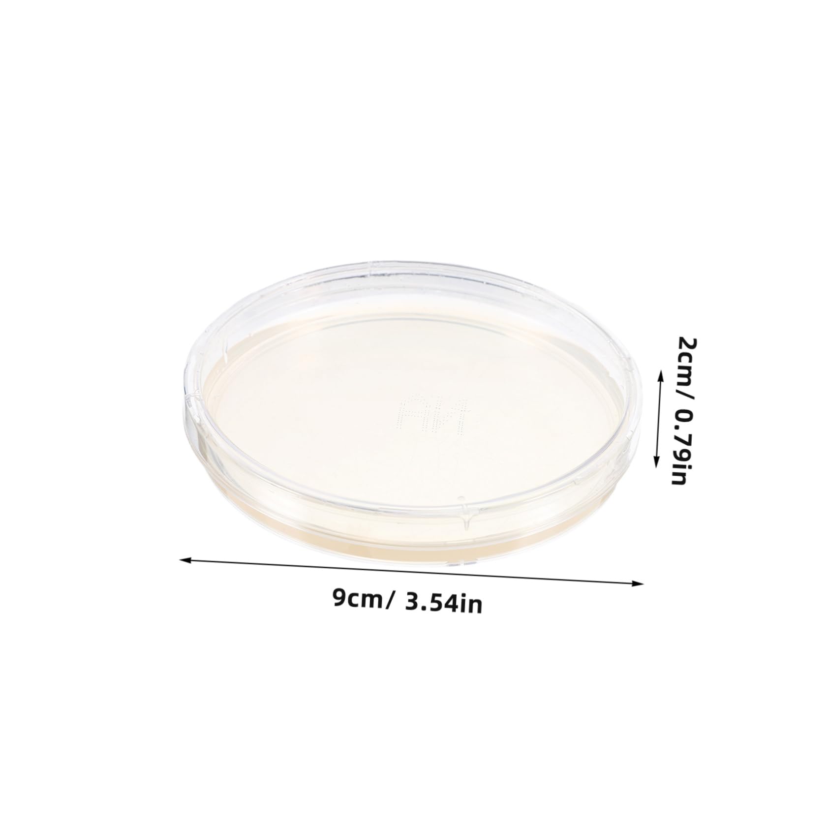 NAMOARLY Prepoured Agar Plates Petri Dishes 10 Count for Science Education and Lab Work