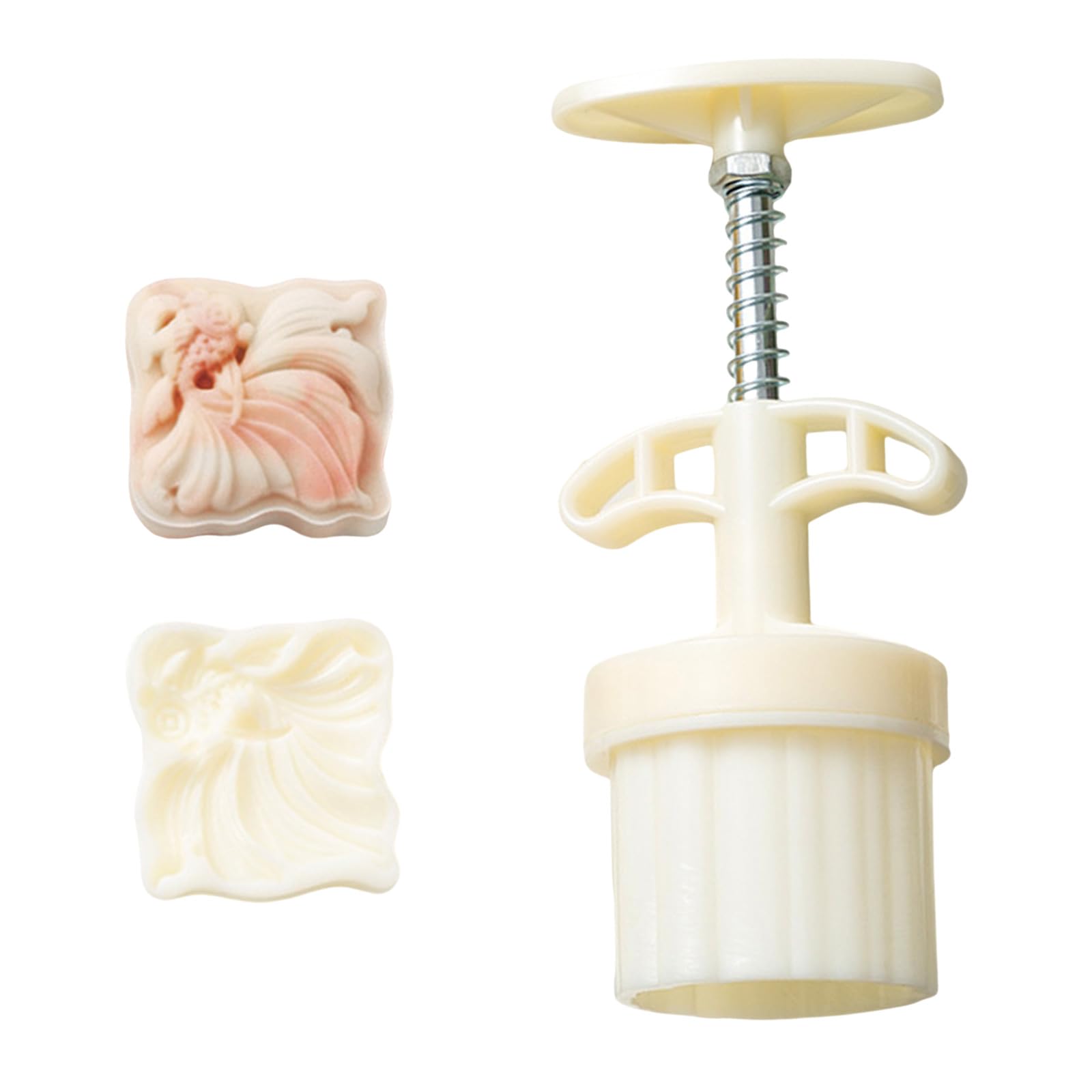 MALSSE Mold Ice Skin Pastries Bean Pastes Cake for Baking Lover Hand Pressed Dessert Making Mold Nonstick Press