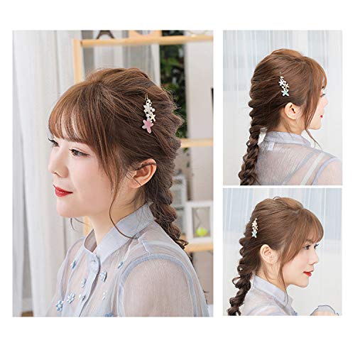 Image of Young & Forever Gift Special Fashion Celestial Stars Flower Butterfly Gold Plated Crystal Barrette Hair Clip /Pin Hair Accessories for women