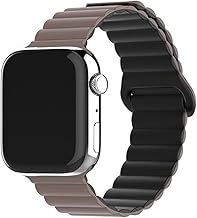 OJOS Compatible with Apple Watch Band 49mm 45mm 44mm 42mm Silicone Magnetic Loop Bands [Double Sided Wearable] Designed for Apple Watch Ultra 2 Ultra Series 9 8 7 SE 6 5 4 3 2 1
