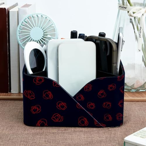 Boîte de rangement polyvalente rose et organisateur compact - 7
