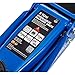 Global Industrial 3 Ton Service Jack, Dual Pump, Blue