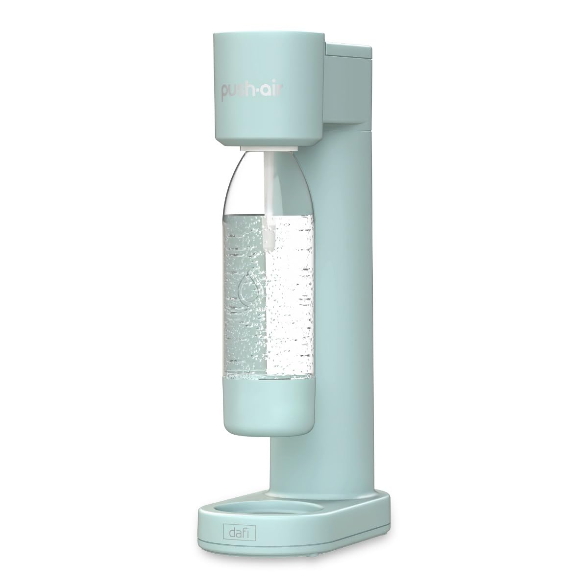 Dafi PUSHAIR - Saturador de agua sifón de menta + cartucho de CO2 + botella de 0,7