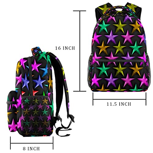 Mochila al aire libre con patrón de estrellas para tus escapadas 2