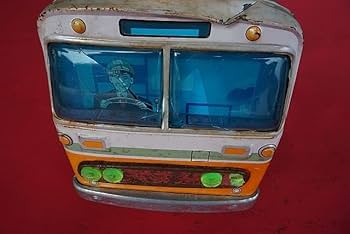 Amazon.co.jp: ◎ ICHIKO イチコー ブリキ玩具 イチコーのバス 日本