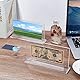WEBEEDY 4 Stück Acryl Banknoten Display Rahmen Dollar Bill Fotohalter für Geldscheine Dollar Case Währung Ticket Protector Papiergeldrahmen für Geldscheinsammler Sammlung Geschenke zu Weihnachten