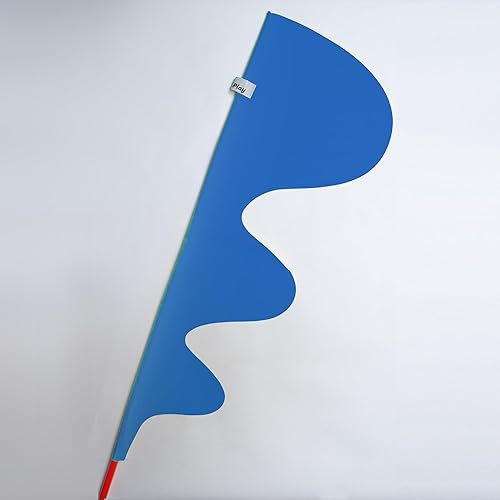 TRICEPLAY Banderas de seguridad azules para bicicletatriciclo de dinosaurio alta visibilidad, bandera de bicicleta, bandera de seguridad para