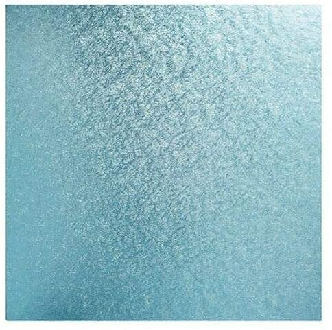 HoitoDeals 14 Inch Double Thick Square Foiled Cake Boards Hardboards Base (1Pcs Light Blue)