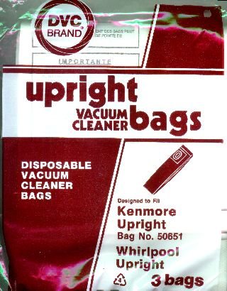 Kenmore 5065/50651 Bag Generic 3 Pack for Sears Uprights