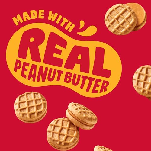Image of NUTTER BUTTER Bites Peanut Butter Sandwich Cookies, 10 Snack Packs