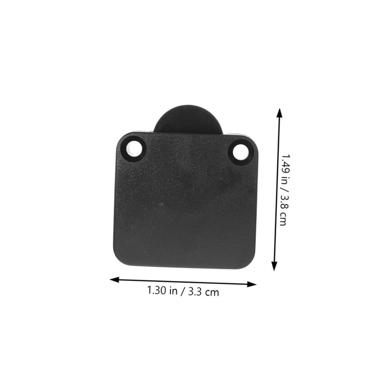 Ciieeo 10 piezas Interruptor de Puerta para Luz de Armario Control Eléctrico Automático para Luces de Gabinete con Tornillos Fácil Instalación Negro