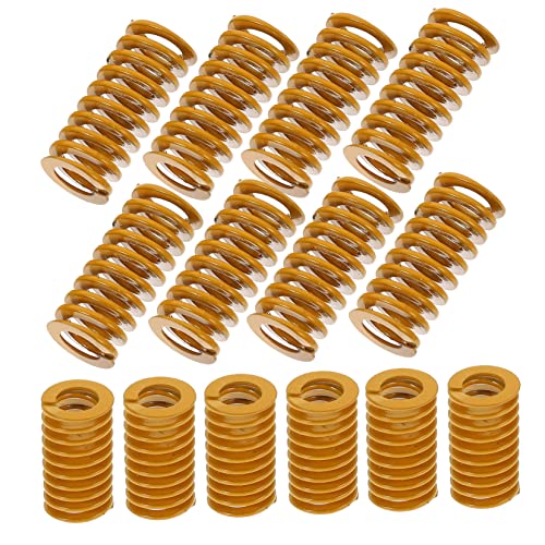 CORHAD 18pcs 3d Printer Bed Springs, Carbon Steel Light Load Compression Springs for Bed Levelling, High Hardness, Keep 