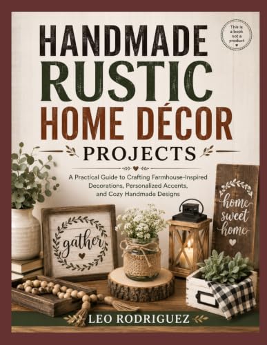HANDMADE RUSTIC HOME DÉCOR PROJECTS: A Practical Guide to Crafting Farmhouse-Inspired Decorations, Personalized Accents, and Cozy Handmade Designs image 2