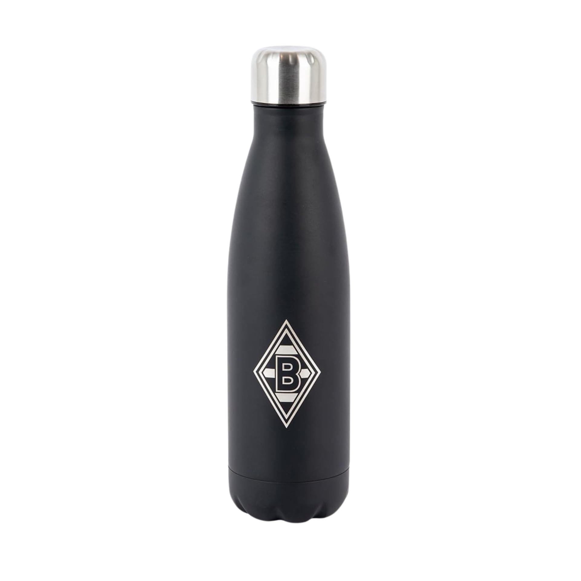 Gourde Borussia Mönchengladbach en métal durable avec logo losange premium 0,5l