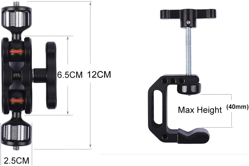 Authentic Crazy Deals Adjustable Articulating Camera Clamp Action Camera Bike Mount Compatible with Monitor LED Action Camera Gopro 7 OSMO Action DSLR Canon Nikon Sony Up To 50% OFF Adjustable Articulating Camera Clamp Action Camera Bike Mount Compatible with Monitor LED Action Camera Gopro 7 OSMO Action DSLR Canon Nikon Sony