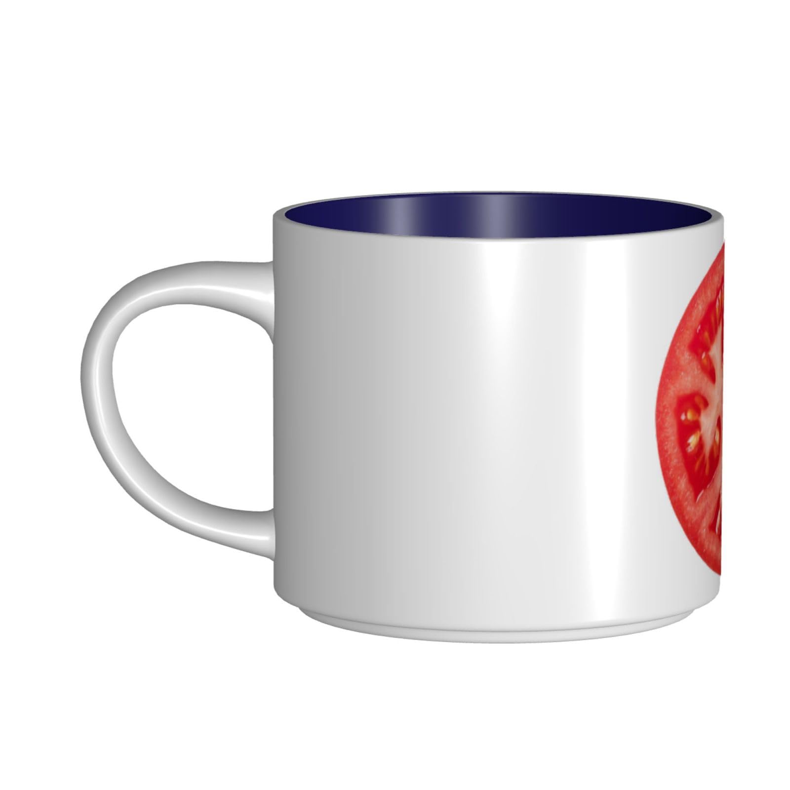Kawałek pomidora drukowane kubki ceramiczne o dużej pojemności kubek do kawy