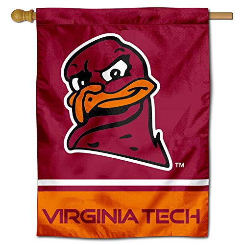 Virginia Tech Hokies Hokie Logo House Flag Banner
