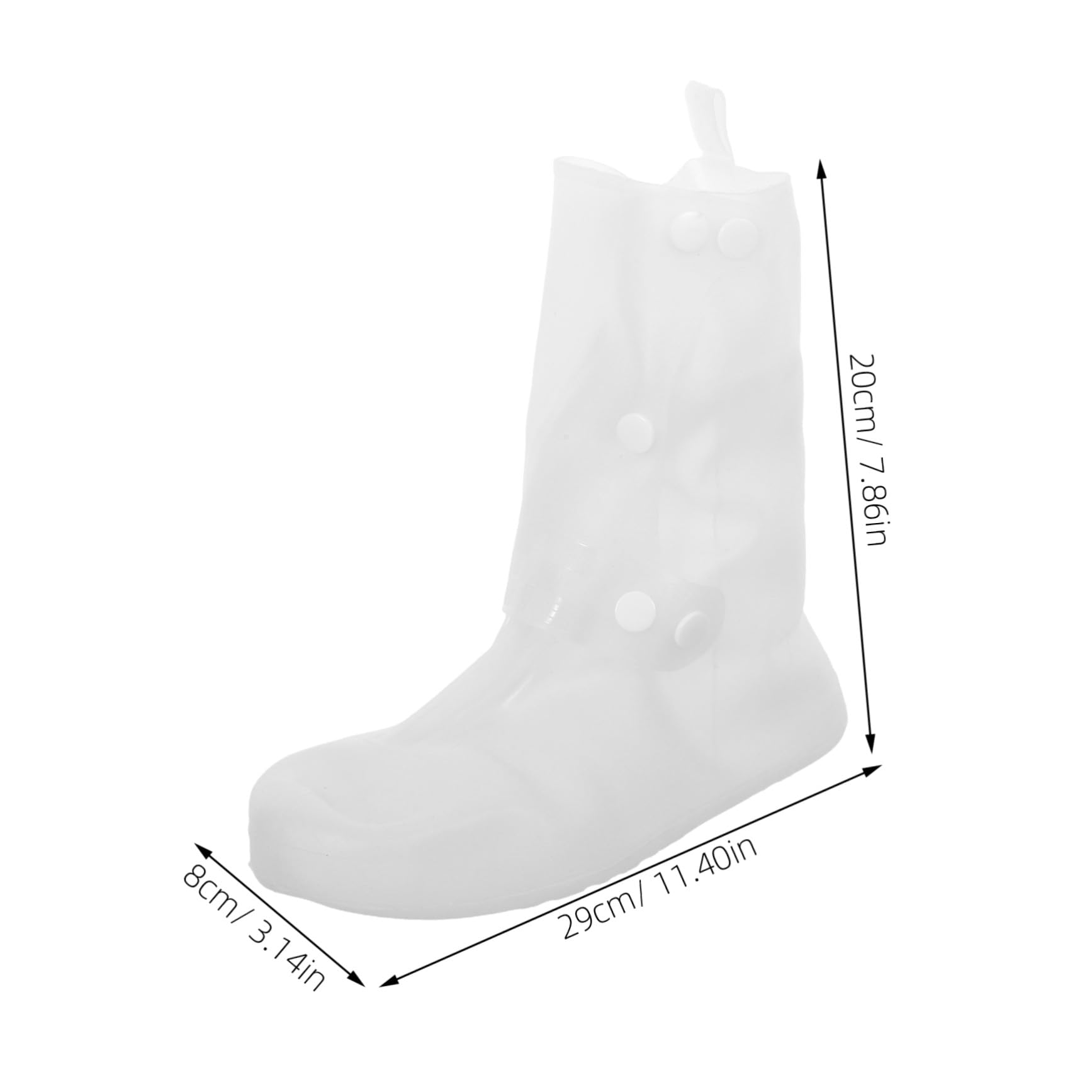 2 pares Fundas Impermeables para Zapatos Antideslizantes y Resistentes Cubre Calzado Reutilizable para Lluvia Viajes y Ciclismo Talla PVC Grueso y Plegable para Adultos Unisex