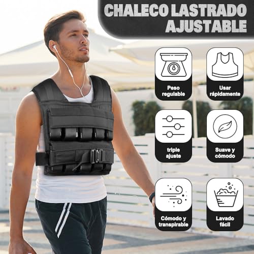 Pesas, Sports chaleco peso entrenar Marca Gopnaty (2)