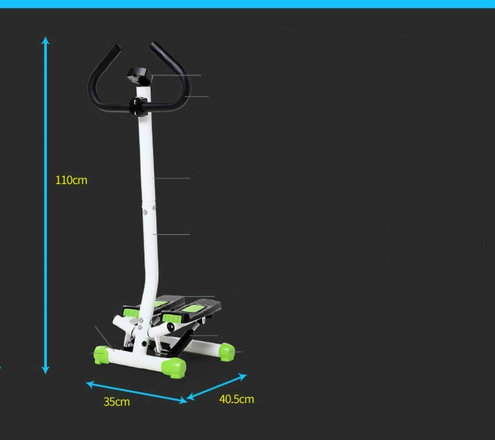 Stepper,Display Passo Passo con corrimano, Tapis roulant Multifunzione Attrezzo per Esercizi, Mini Tubo da Stufa per dimagrire, Attrezzatura per Il Fitness, Massaggio ai Piedi Muto Senza ins