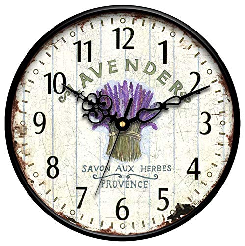 Image of IIK COLLECTION Plastic Designer Analogue Sweep Silent (No Tic-Tic Sound) Quartz Movement Round Wall Clock for Home, Wall Clock for Living Room, Bedroom, (12 X 12-inch, 30 cm x 30 cm x 6 cm)