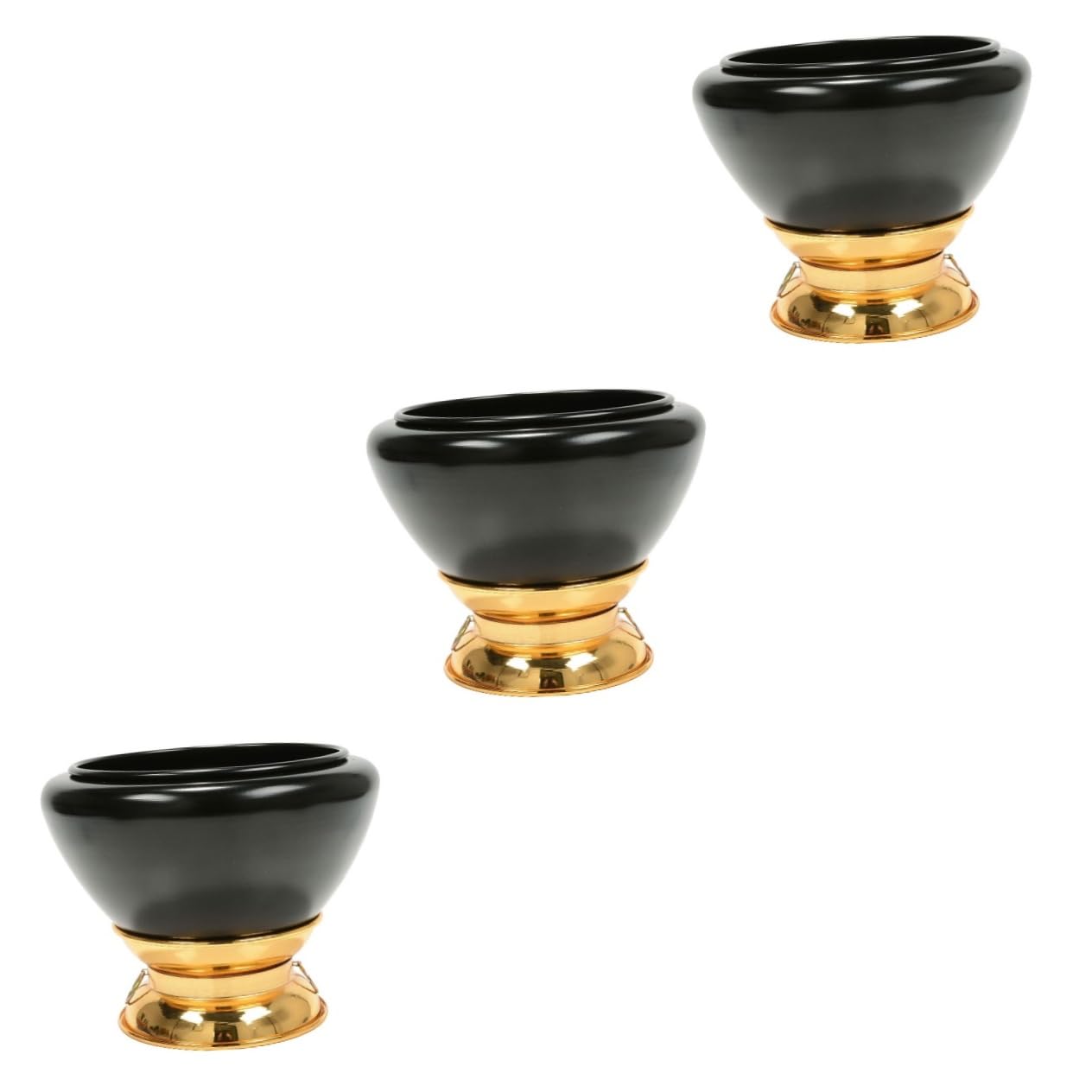 3 pezzi Campane tibetane in rame Bacchette Sordina Tamburo Sgabello Piedi Strumenti musicali Campane tibetane per meditazione Meditazione Suono Guarigione Campane tibetane per principianti Chakra d
