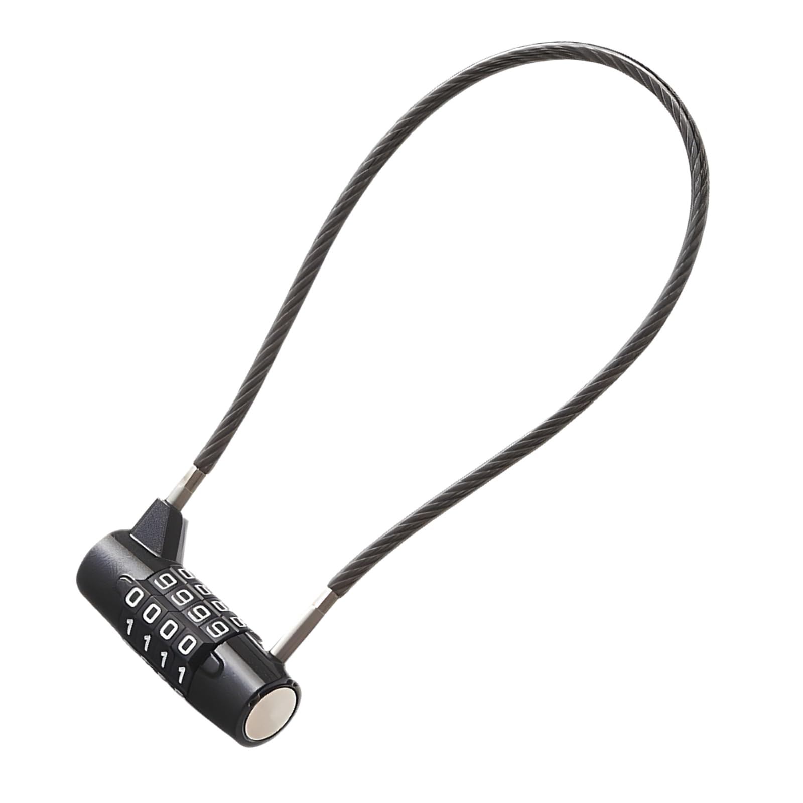Elnwnnkc Multicolor Passwords Combination Featuring Flexible Steel Cable For High Security Applications Durability