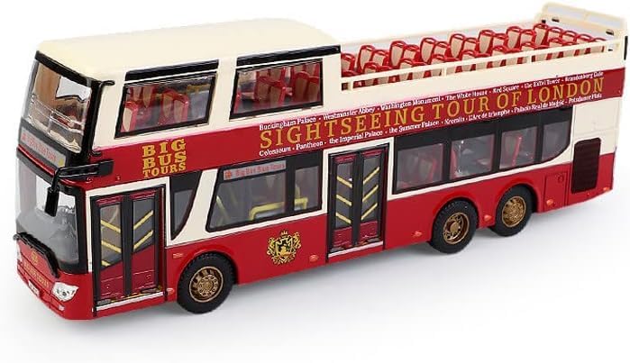 Buy High Die-Cast Alloy Metal Model 1:42 Scale Double Ducker Bus