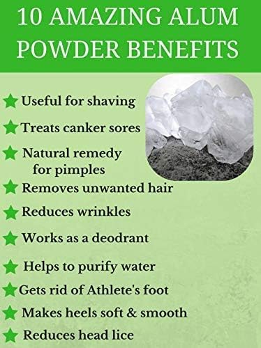 Image of Livshine Organic Phitkari Alum Stone for Face | Fitkari Stone for Skin Tightening, Water Purification, Shaving & Teeth Care | Premium White Crystals Fitkiri Alum | Gentle & Effective (870 Gram, Stone)