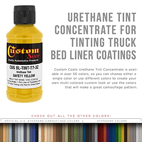 Image of Custom Coat 3 Ounce, Safety Yellow, Bedliner Tint Concentrate