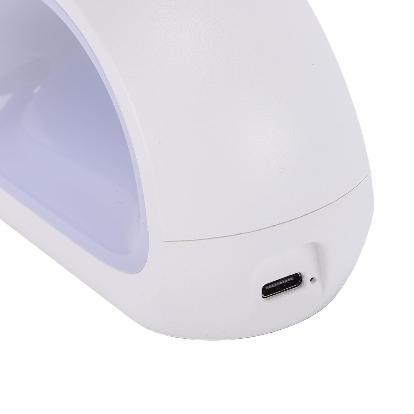 Lampada da Scrivania Igienizzante a LED con Orologio Design Elegante 3 in 1 per Utenti Moderni di Home Office Materiale ABS