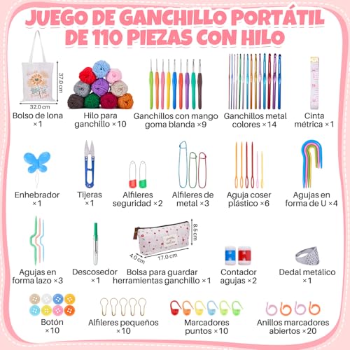 Reviews de Kits para tejer con aguja de lengüeta Top 10. 11 Imagen adicional